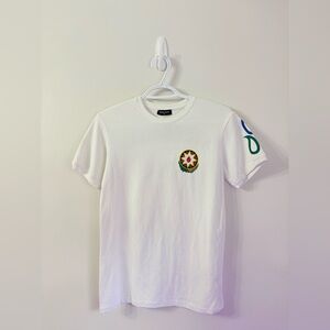 DSQUARED2 AZERBAIJAN Jersey White T-Shirt Sz Small RARE